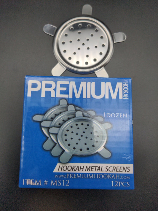 12pc Set - 2.5" Medium Hookah Screens - Meech Madness Smoke Shop