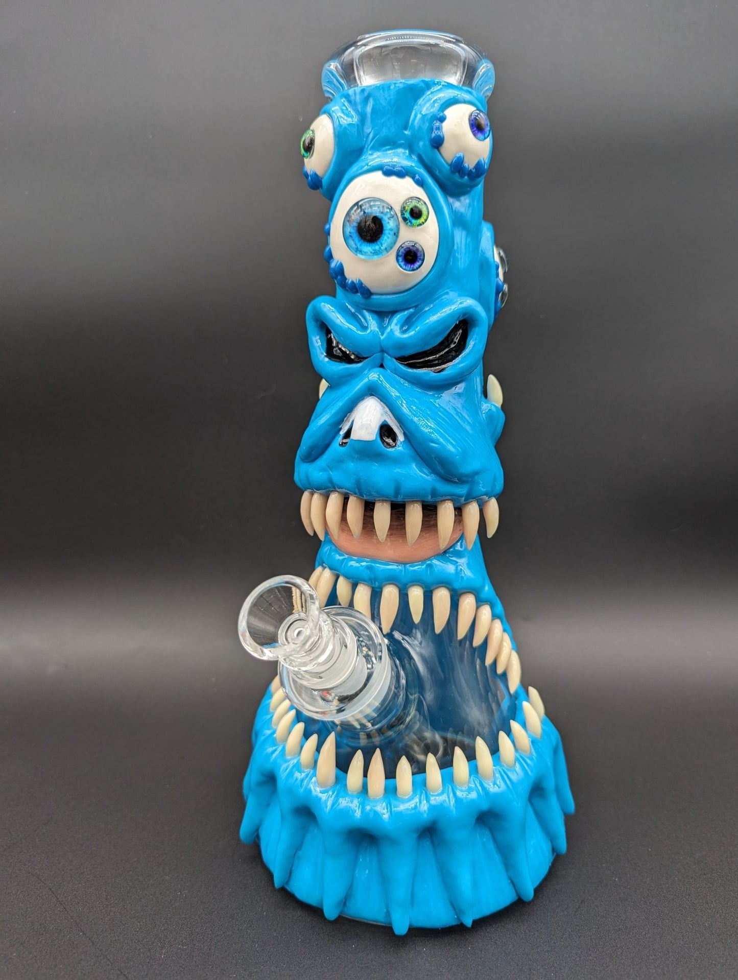 13" Monster Mouth 3D Beaker Bong 7mm - Meech Madness Smoke Shop