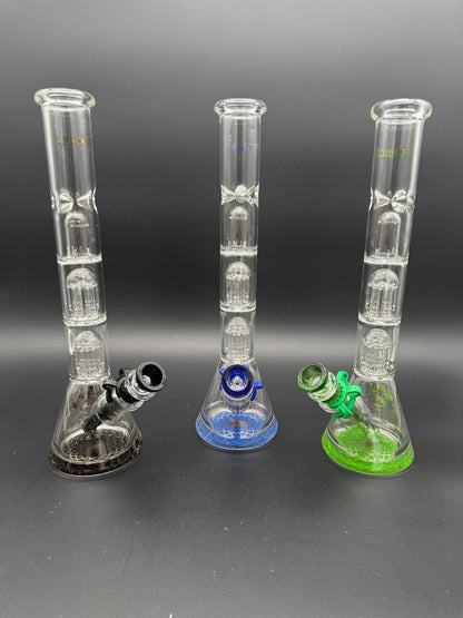 13” Triple Tree Perc Beaker Bong - Meech Madness Smoke Shop