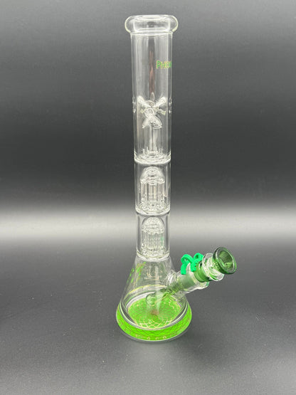 13” Triple Tree Perc Beaker Bong - Meech Madness Smoke Shop