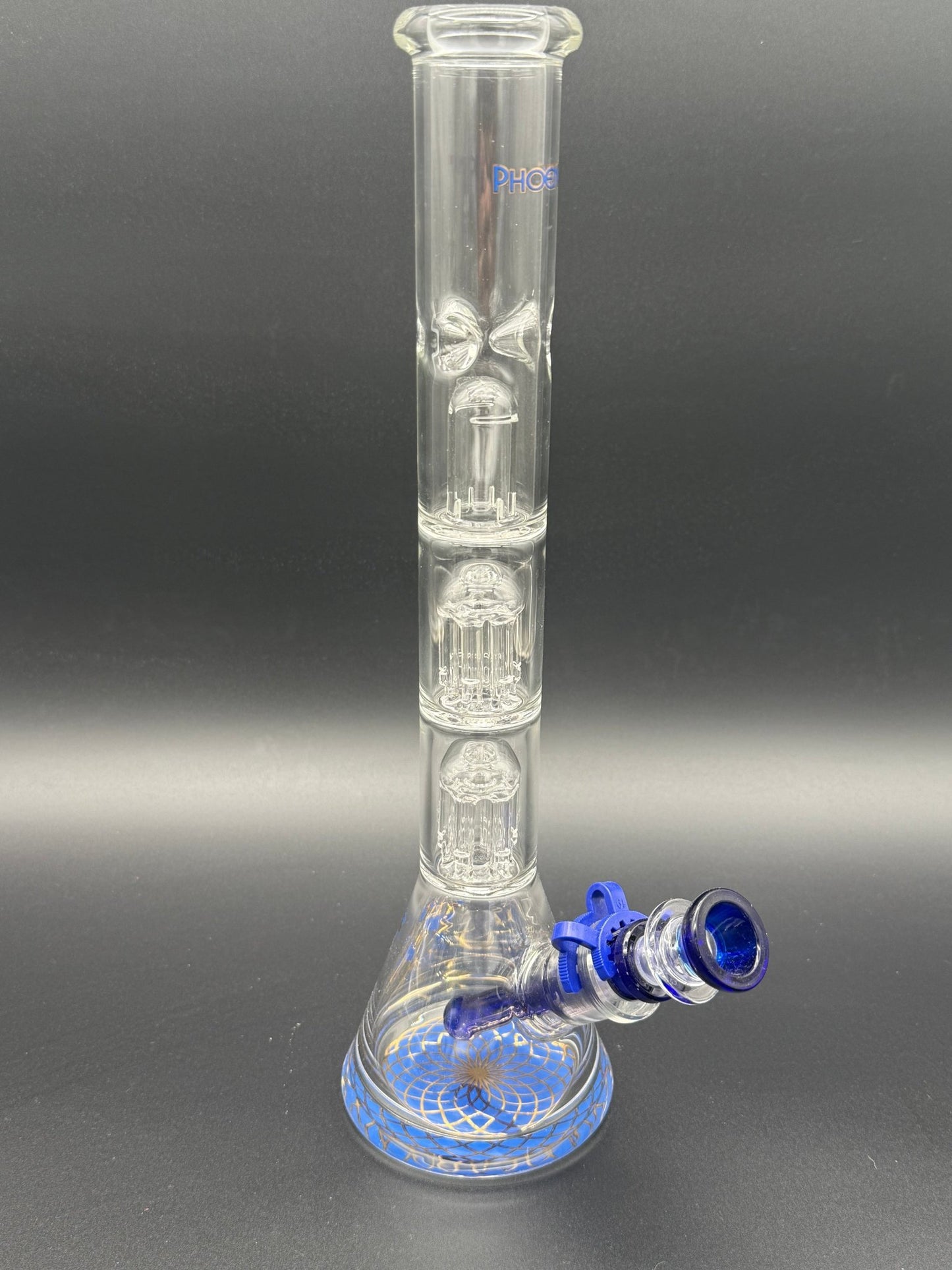 13” Triple Tree Perc Beaker Bong - Meech Madness Smoke Shop