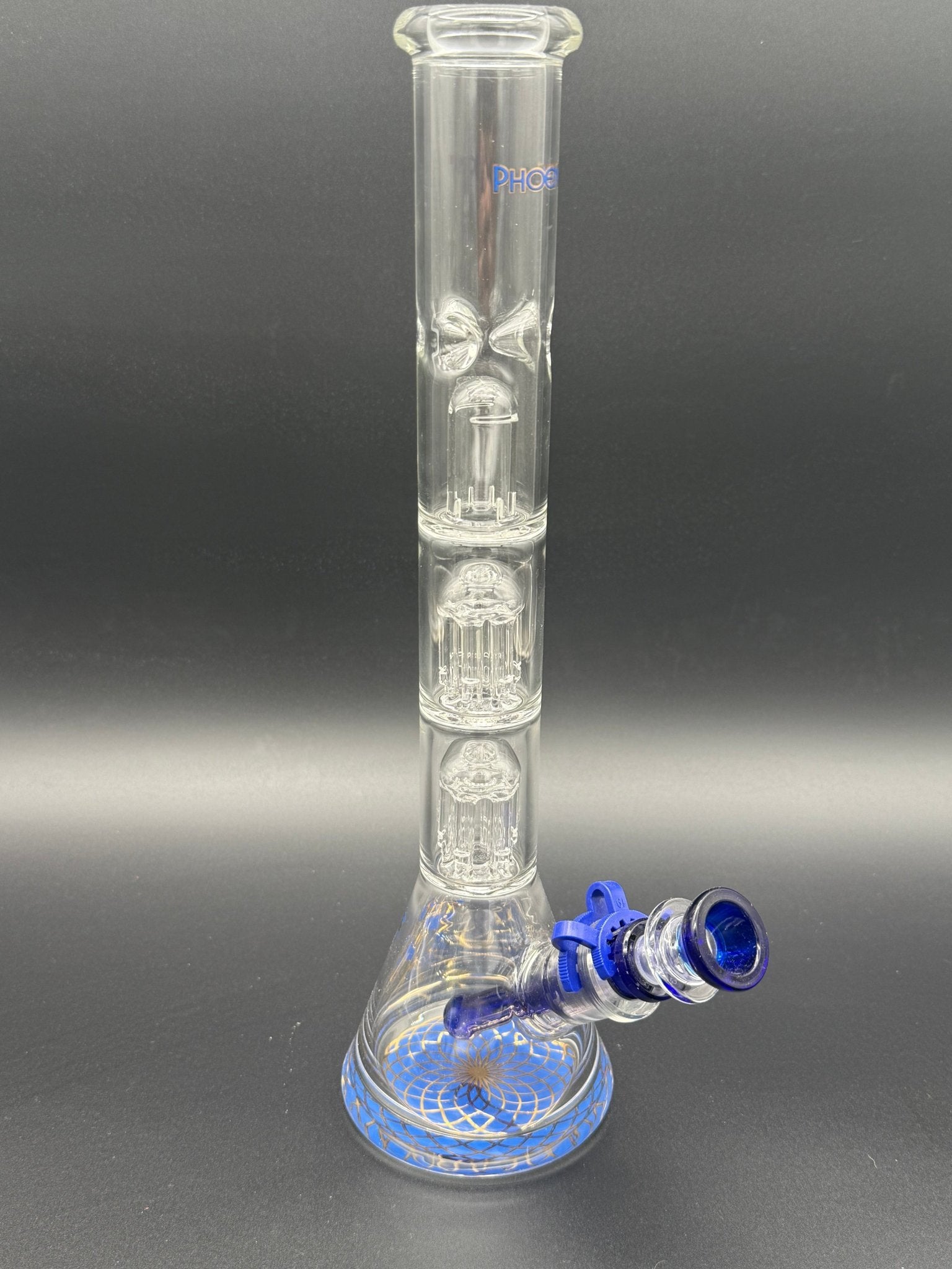 13” Triple Tree Perc Beaker Bong - Meech Madness Smoke Shop