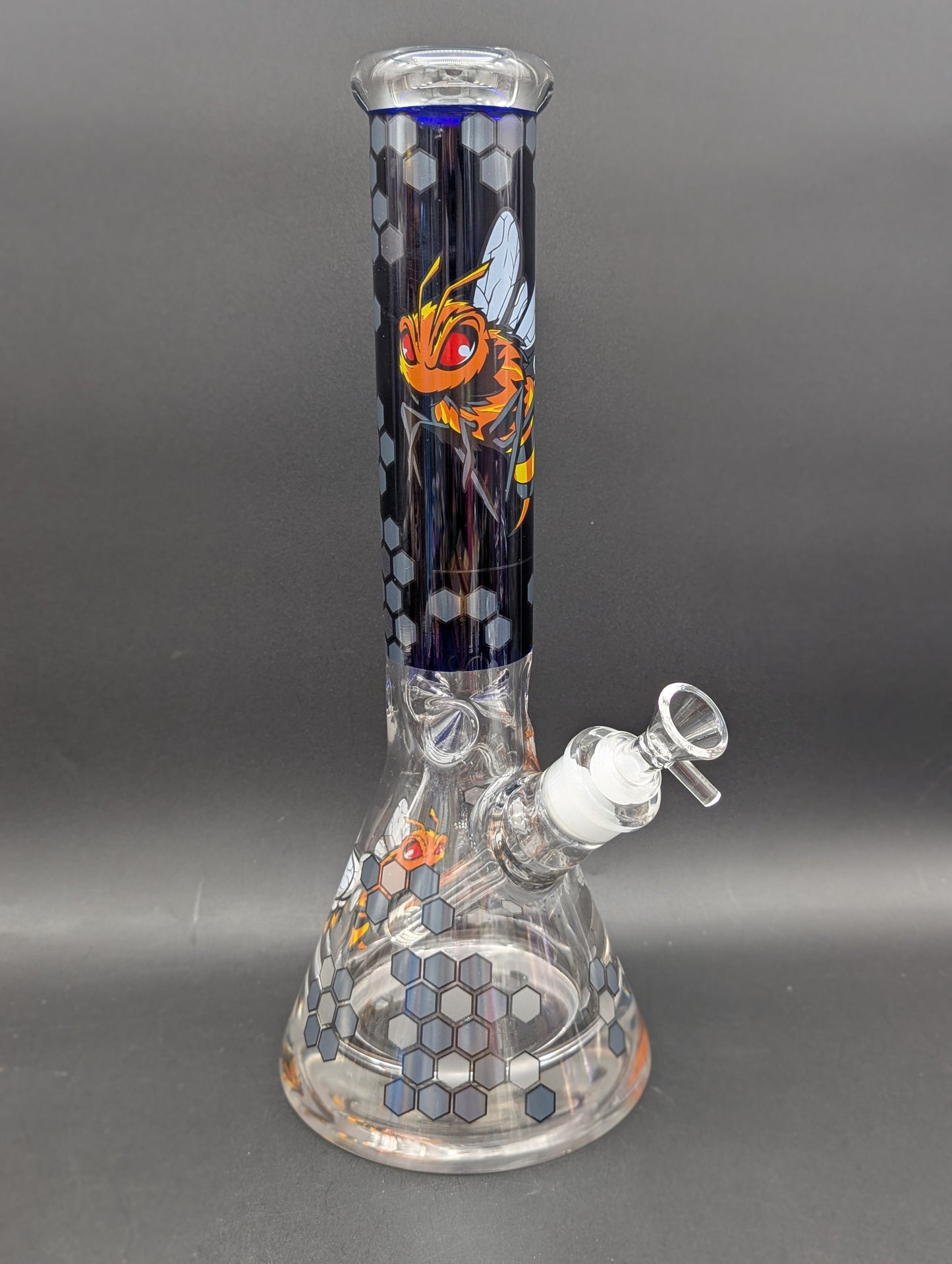 14" Bee Beaker Bongs 9mm Thick-Avernic Smoke Shop