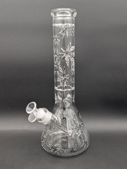 14" Glow in the Dark Beakers 7mm-Avernic Smoke Shop
