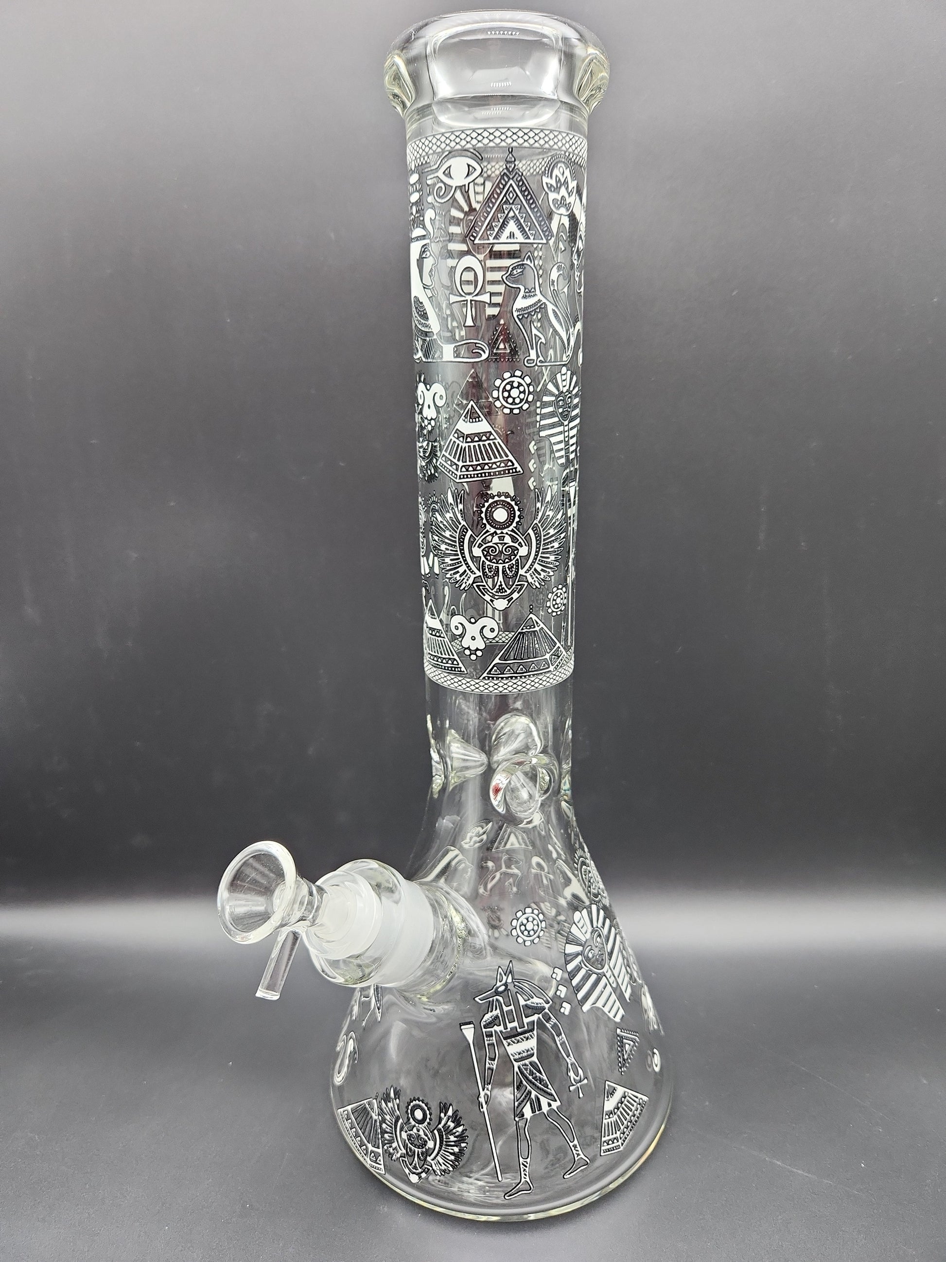 14" Glow in the Dark Beakers 7mm-Avernic Smoke Shop