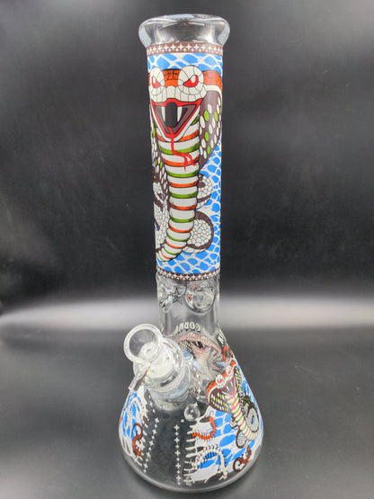 14" King Cobra Glow in the Dark 9mm Bong - Avernic Smoke Shop