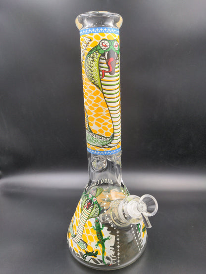 14" King Cobra Glow in the Dark 9mm Bong - Avernic Smoke Shop