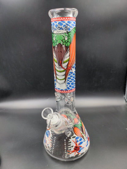 14" King Cobra Glow in the Dark 9mm Bong - Avernic Smoke Shop