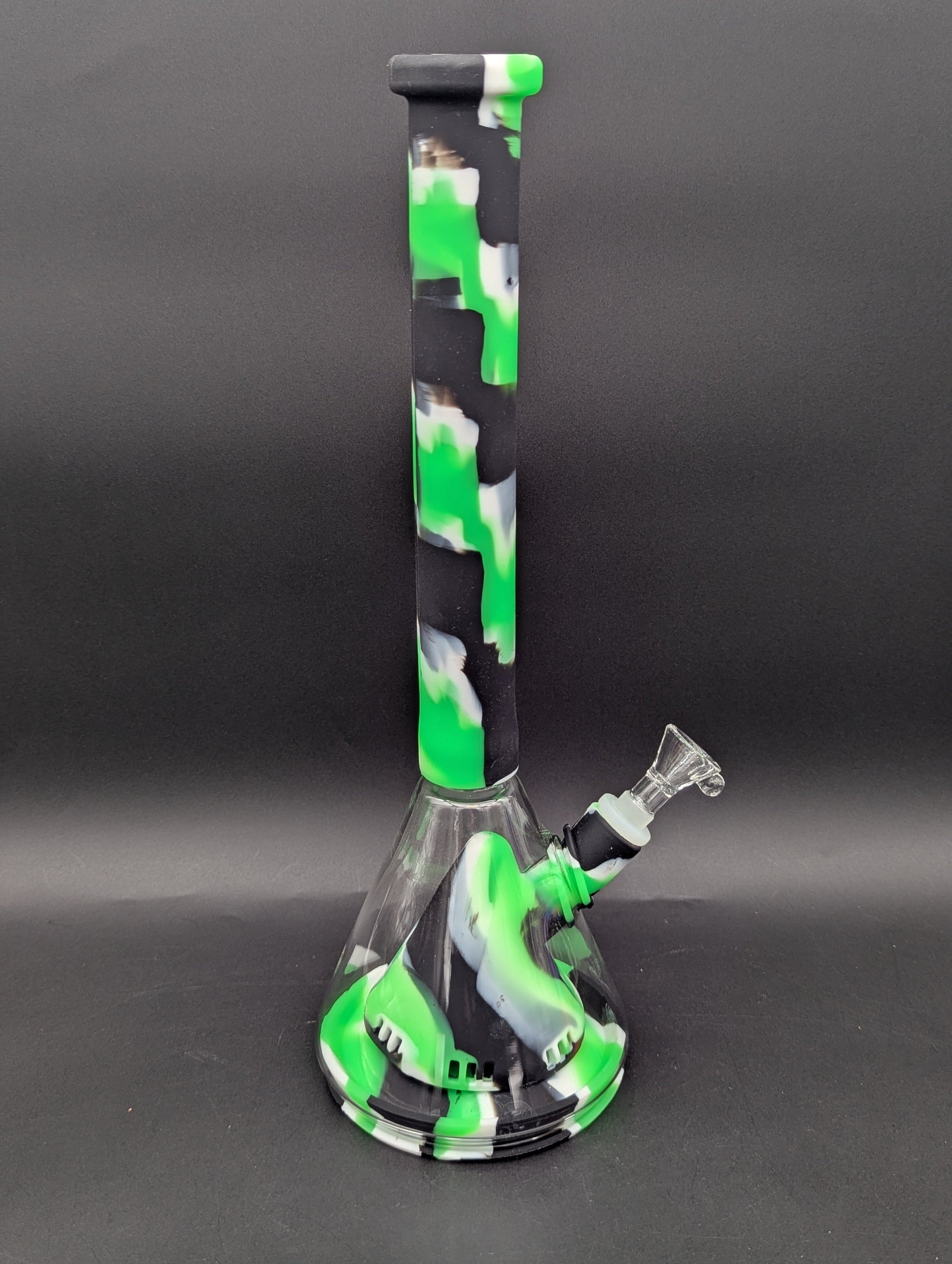 14" Silicone Pyramid Beaker Bong-Avernic Smoke Shop
