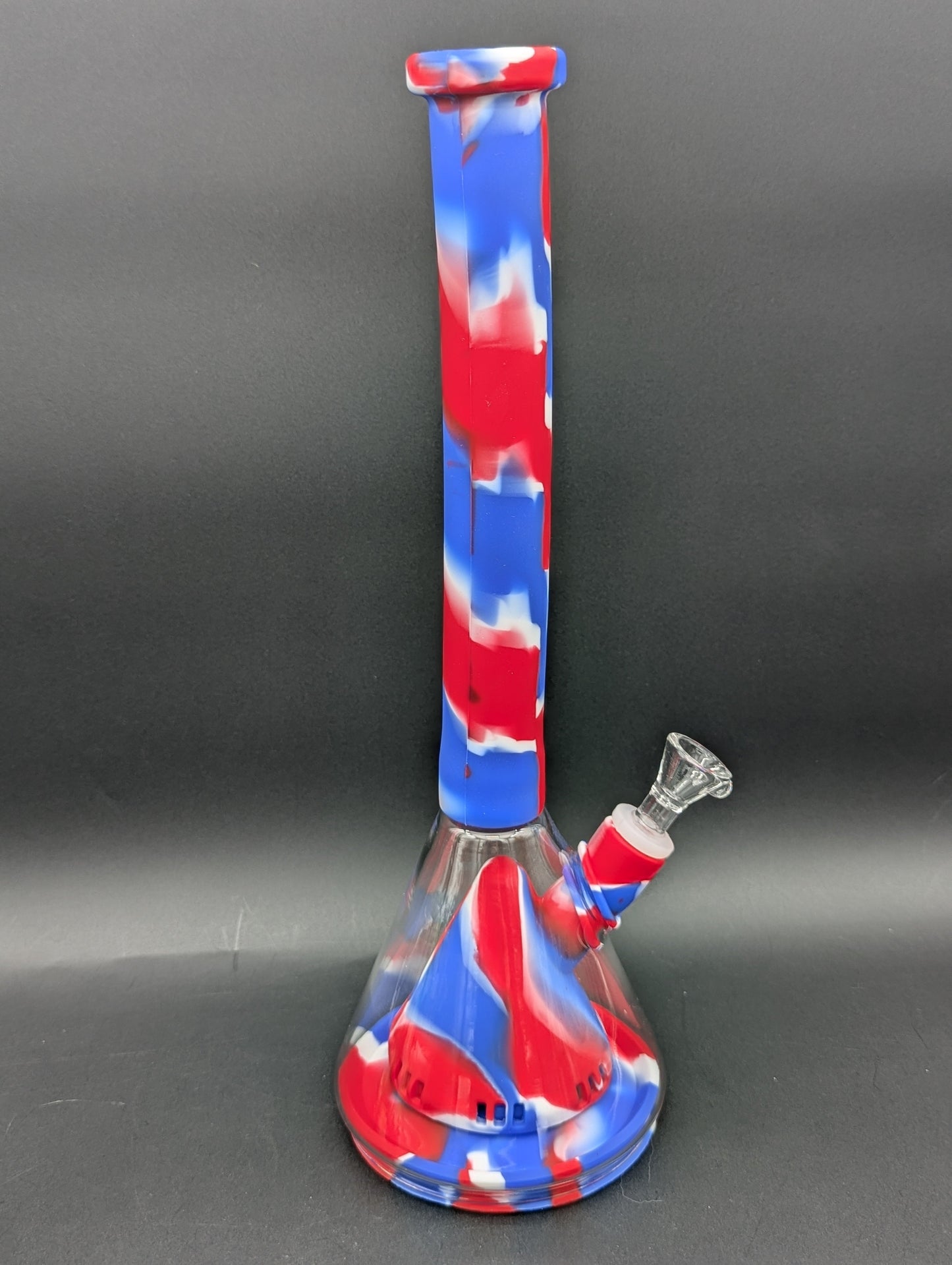 14" Silicone Pyramid Beaker Bong-Avernic Smoke Shop