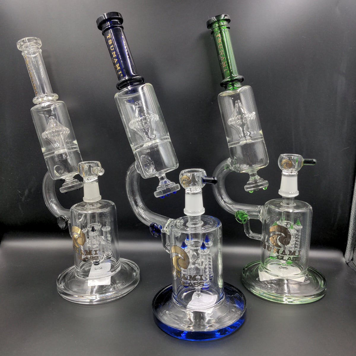 Tsunami Glass Microscope Bong 14"-Avernic Smoke Shop