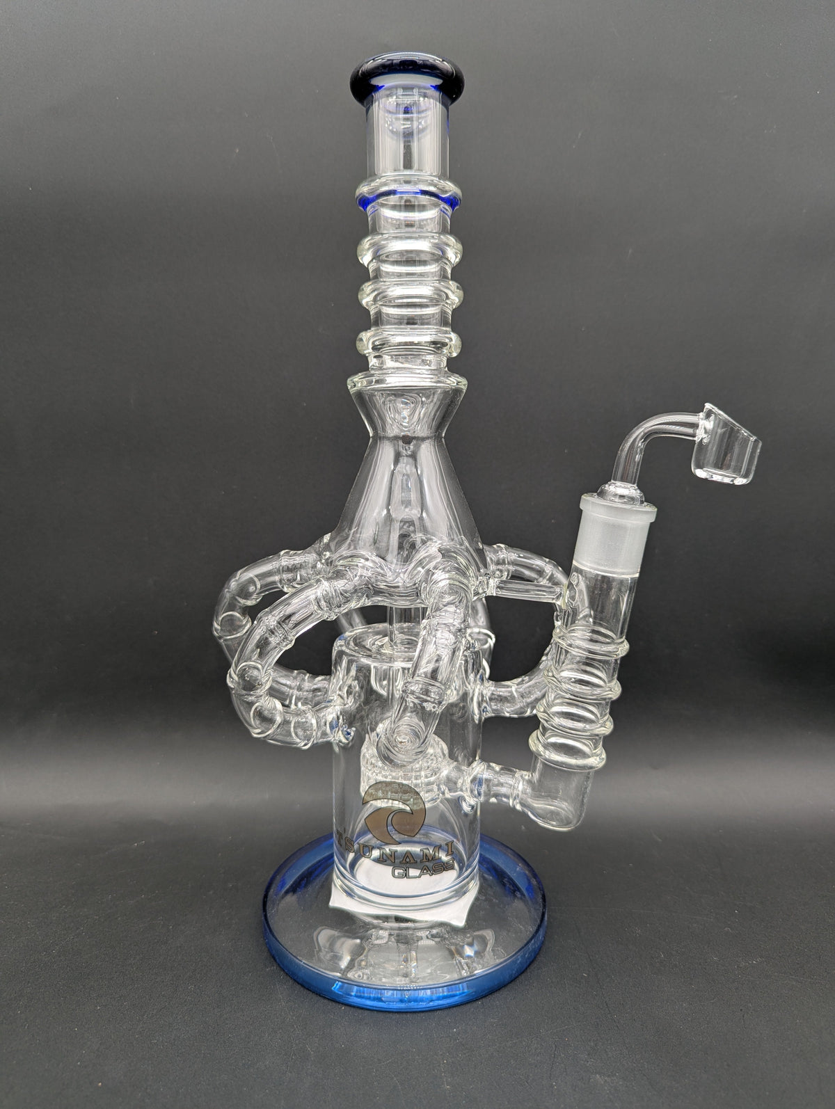 14" Tsunami Showerhead Octopus Dab Rig-Avernic Smoke Shop