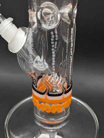 14.5" HVY Glass Color Scribble Tube-Avernic Smoke Shop