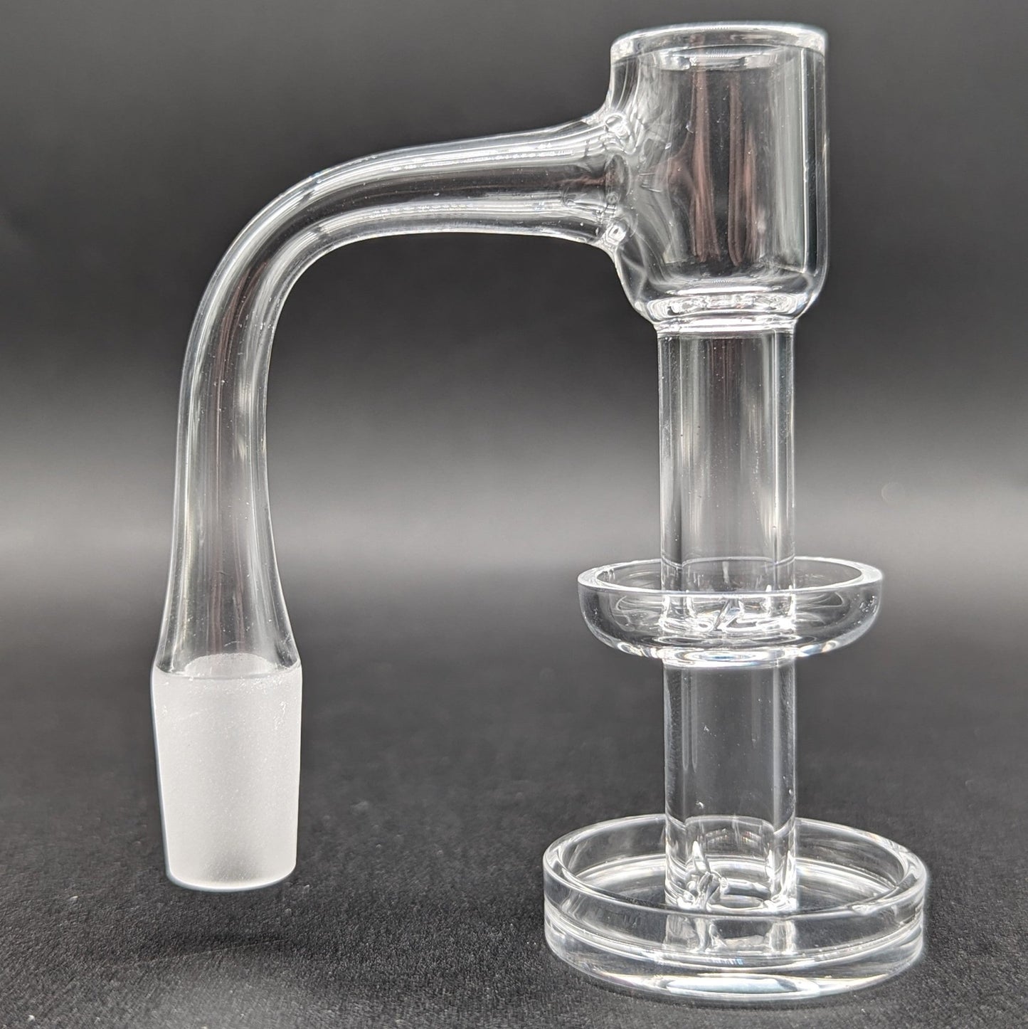 14mm 90° Full Weld Double Dish Quartz Banger - Meech Madness Smoke Shop