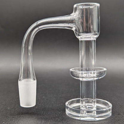 14mm 90° Full Weld Double Dish Quartz Banger - Meech Madness Smoke Shop