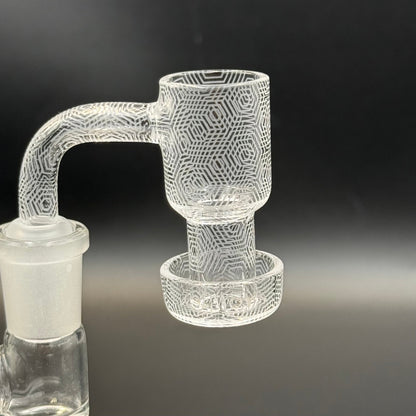 14mm Etched Quartz Terp Slurper - Meech Madness Smoke Shop