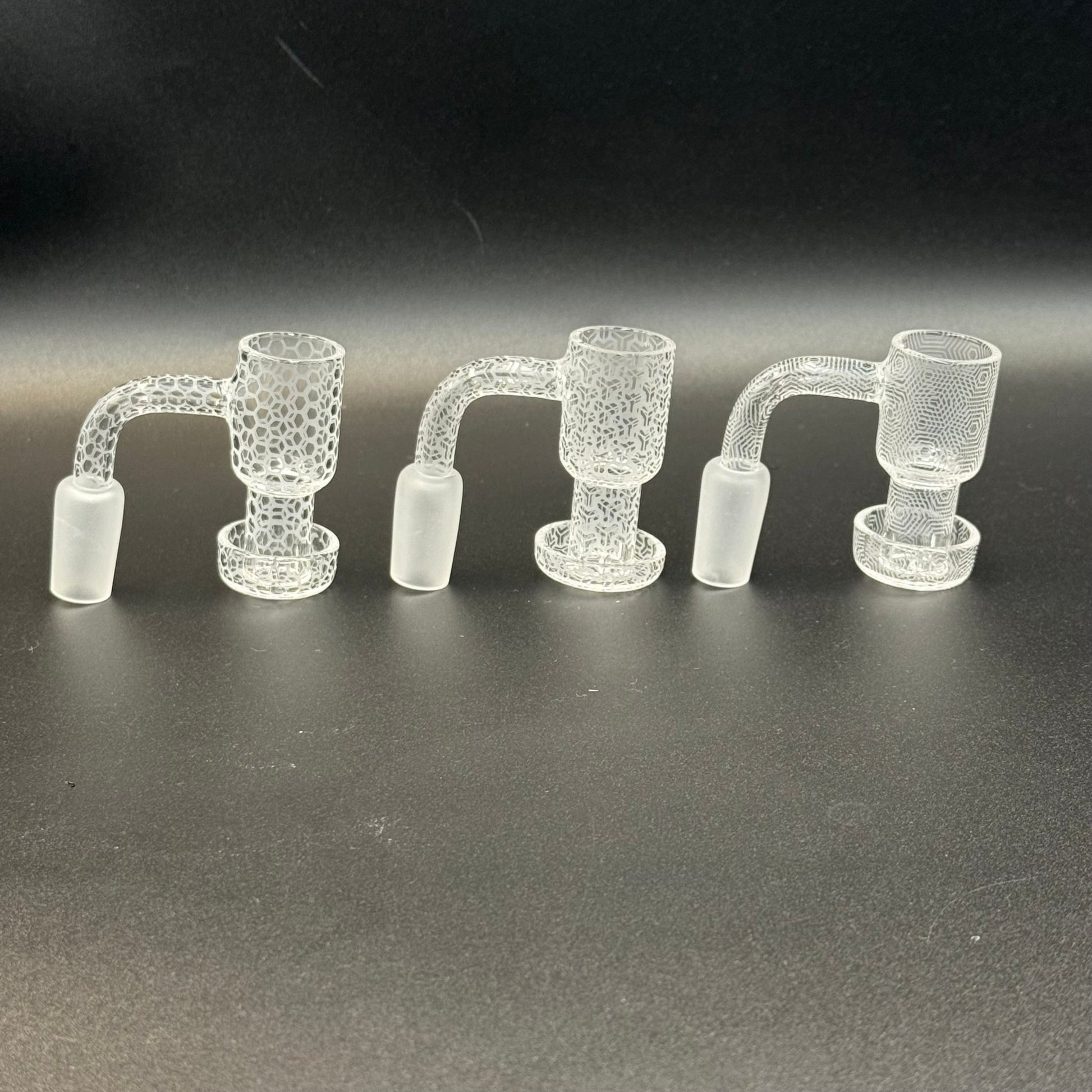 14mm Etched Quartz Terp Slurper - Meech Madness Smoke Shop