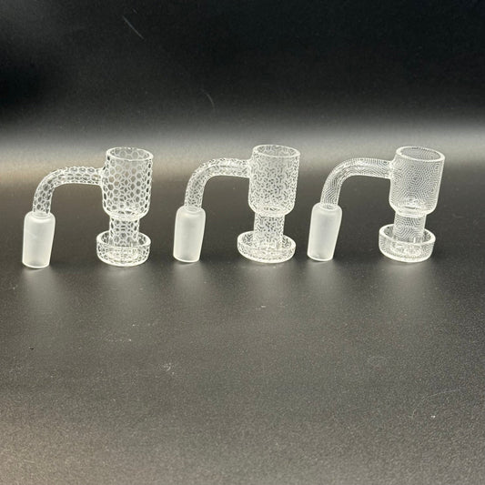 14mm Etched Quartz Terp Slurper - Meech Madness Smoke Shop