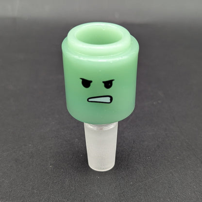 14mm Facial Expressions Bong Bowls-Meech Madness Smoke Shop