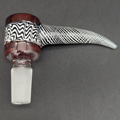 14mm Hittn Glass XL Handle Screened Bowl-Avernic Smoke Shop