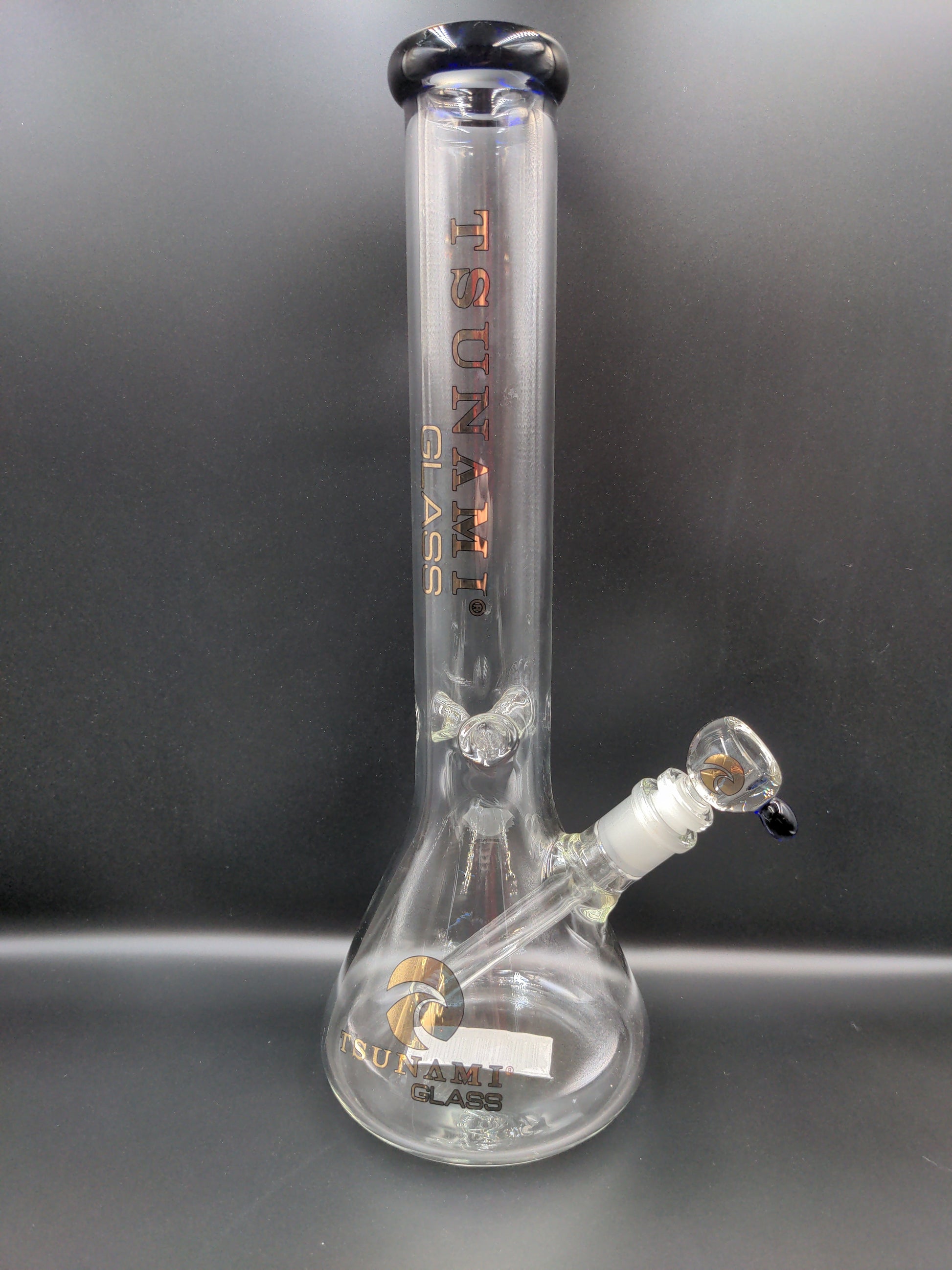 15" Tsunami Beaker Base Ice Catcher - Avernic Smoke Shop