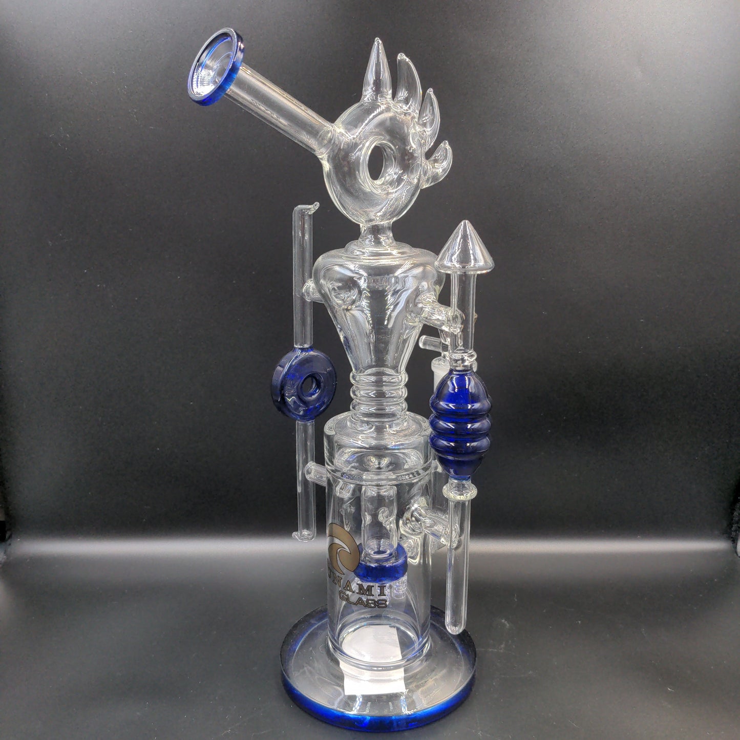 15" Tsunami Spiked Donut Recycler - Avernic Smoke Shop