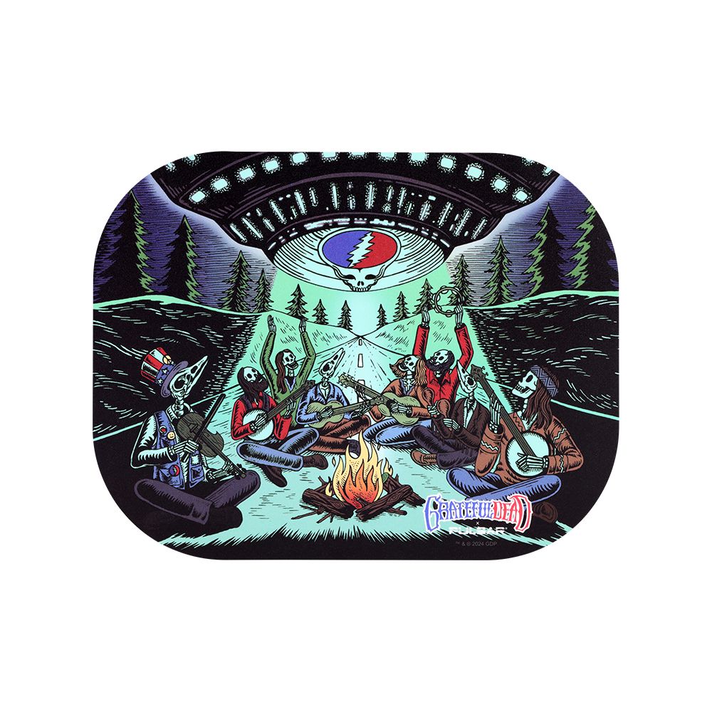 Grateful Dead x Pulsar Mini Magnetic Rolling Tray Lid - UFO Jam / 7"x5.5"