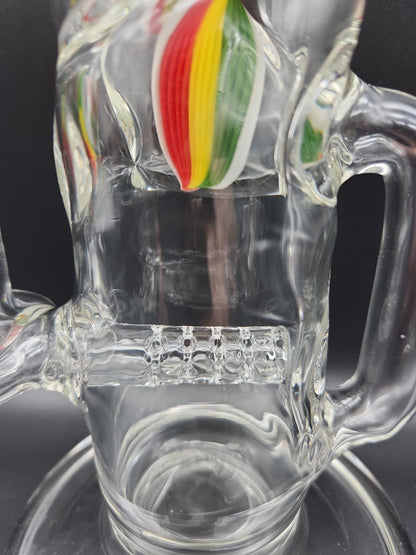 17" 360 Inline Helix Recycler Straight Tube - by THG - Avernic Smoke Shop