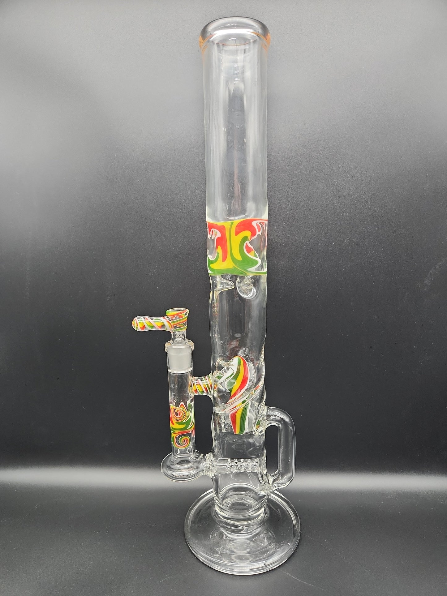 17" 360 Inline Helix Recycler Straight Tube - by THG - Avernic Smoke Shop