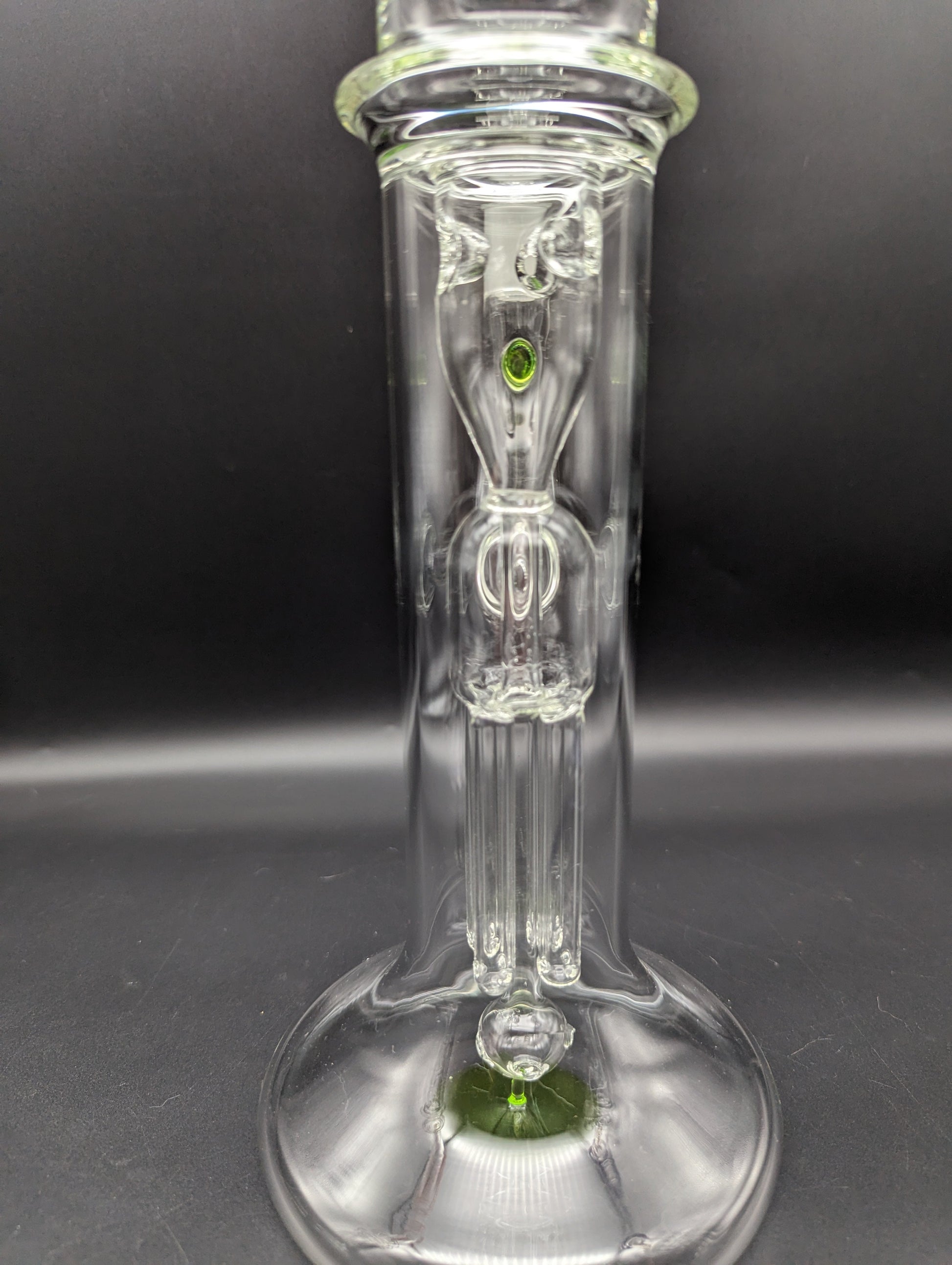 17" Hollow Foot Straight Tube Incycler - Avernic Smoke Shop