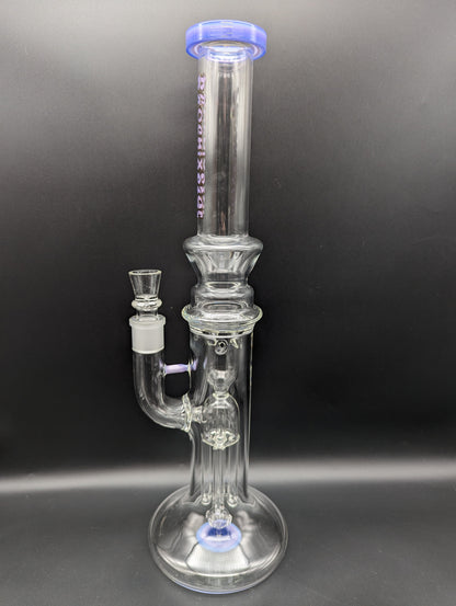 17" Hollow Foot Straight Tube Incycler - Avernic Smoke Shop