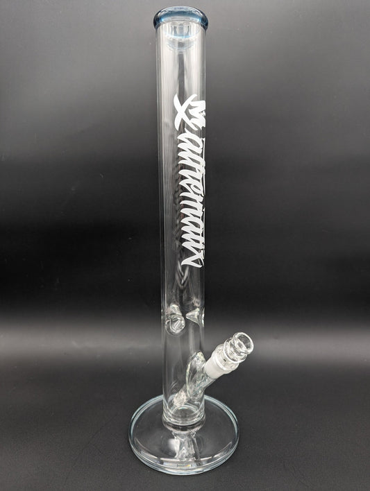 18″ Mathematix Straight Tube w/ Colored Lip - Meech Madness Smoke Shop