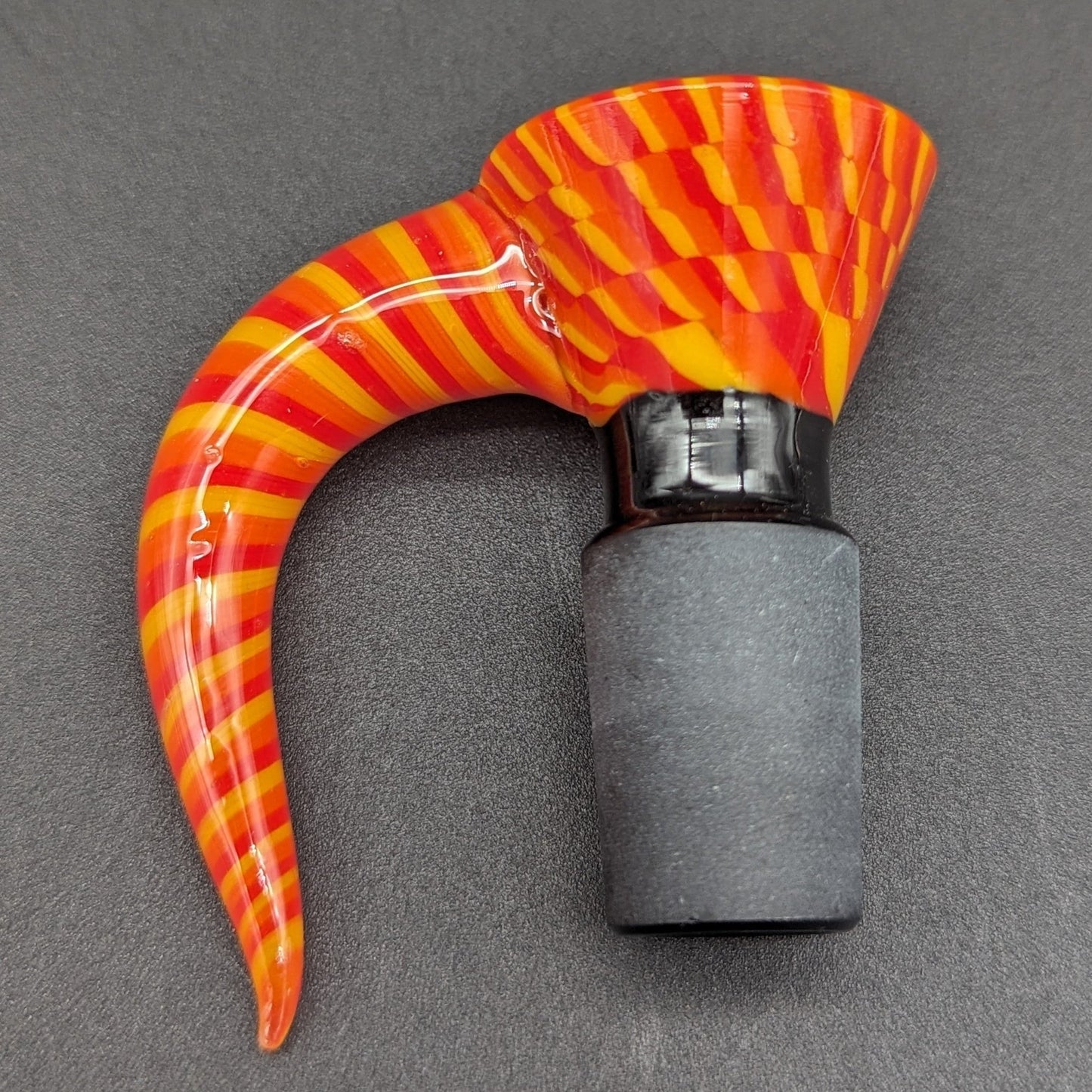 18mm Color Twist Glass Slides w/ Claw Handle - Meech Madness Smoke Shop