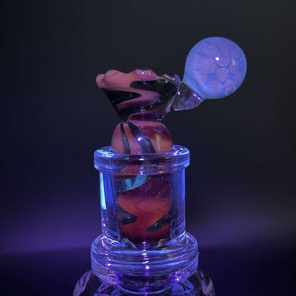 18mm Fully Worked Single Hole Slides - LLG - Meech Madness Smoke Shop