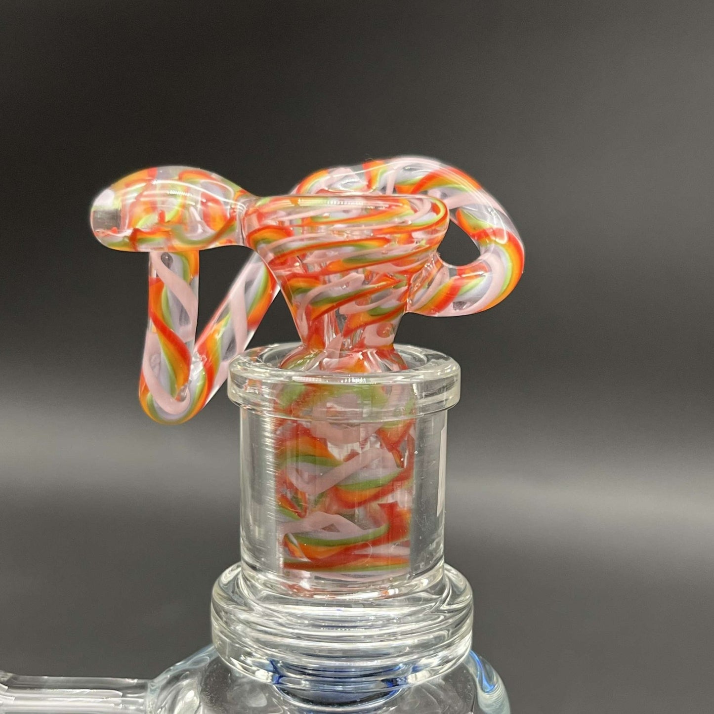 18mm Fully Worked Twisted Cane Slides - LLG - Meech Madness Smoke Shop