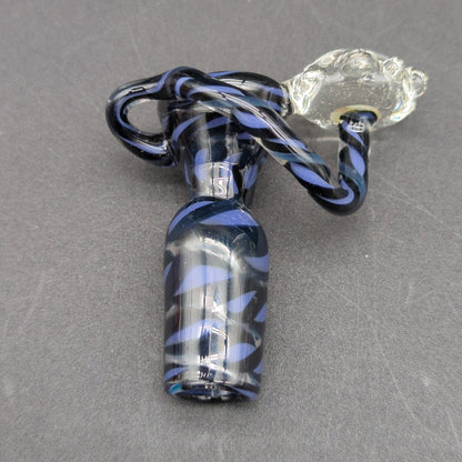 18mm Fully Worked Twisted Cane Slides - LLG - Meech Madness Smoke Shop