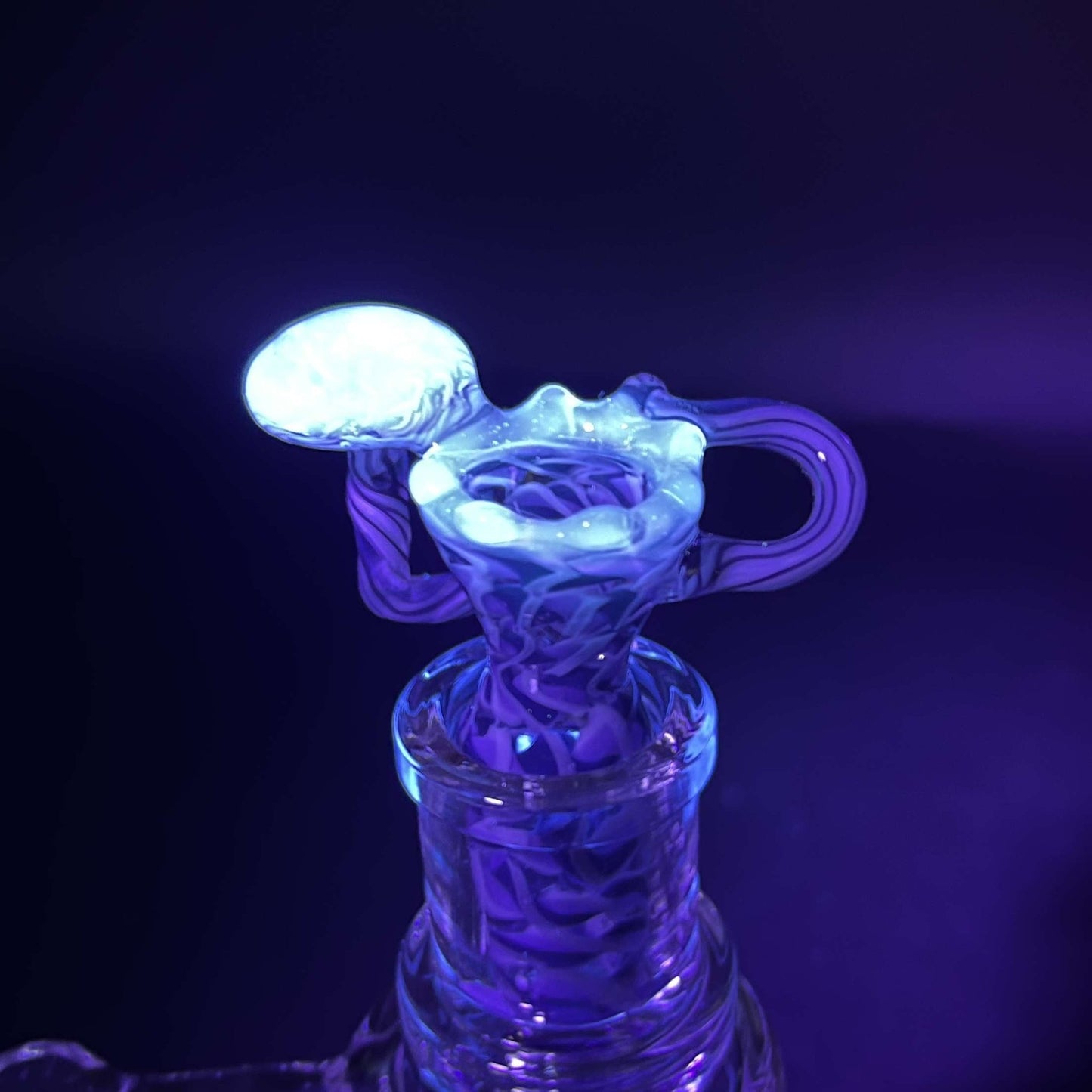 18mm Fully Worked Twisted Cane Slides - LLG - Meech Madness Smoke Shop