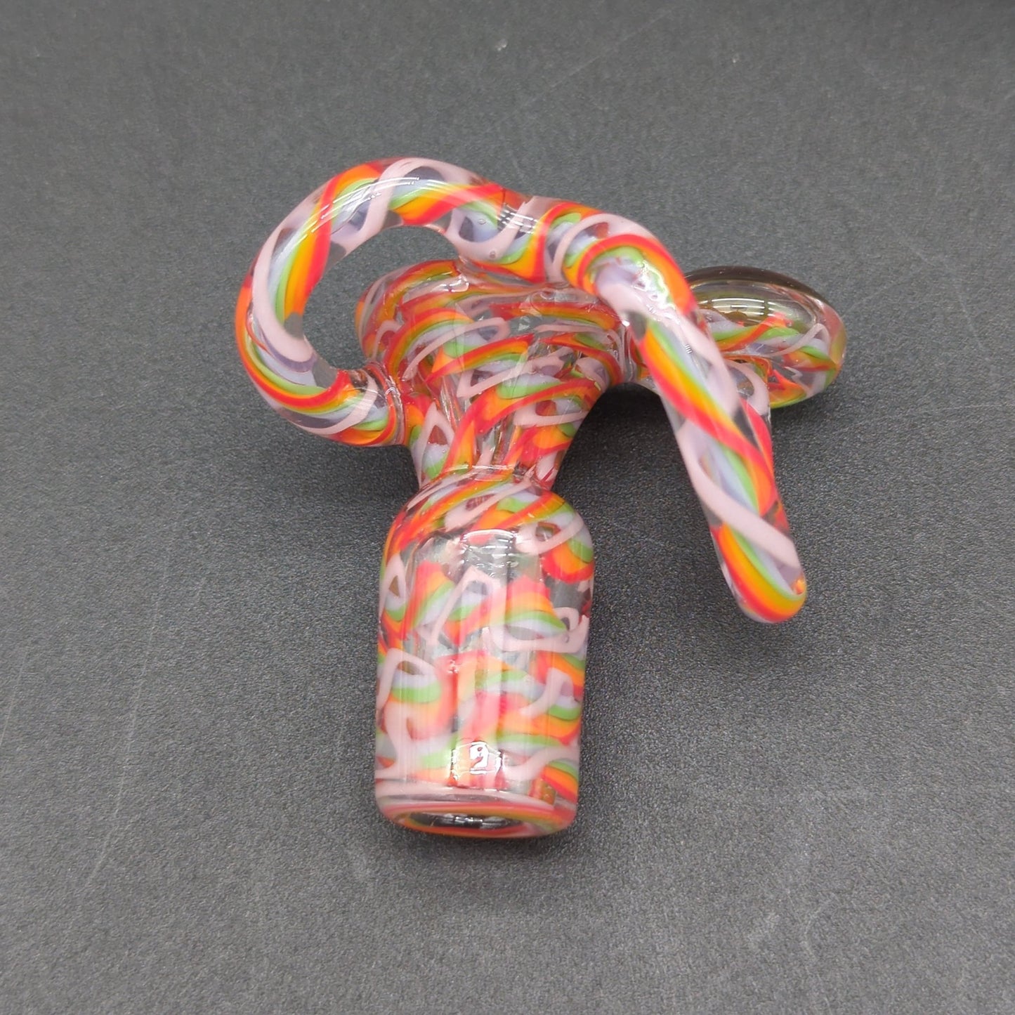 18mm Fully Worked Twisted Cane Slides - LLG - Meech Madness Smoke Shop