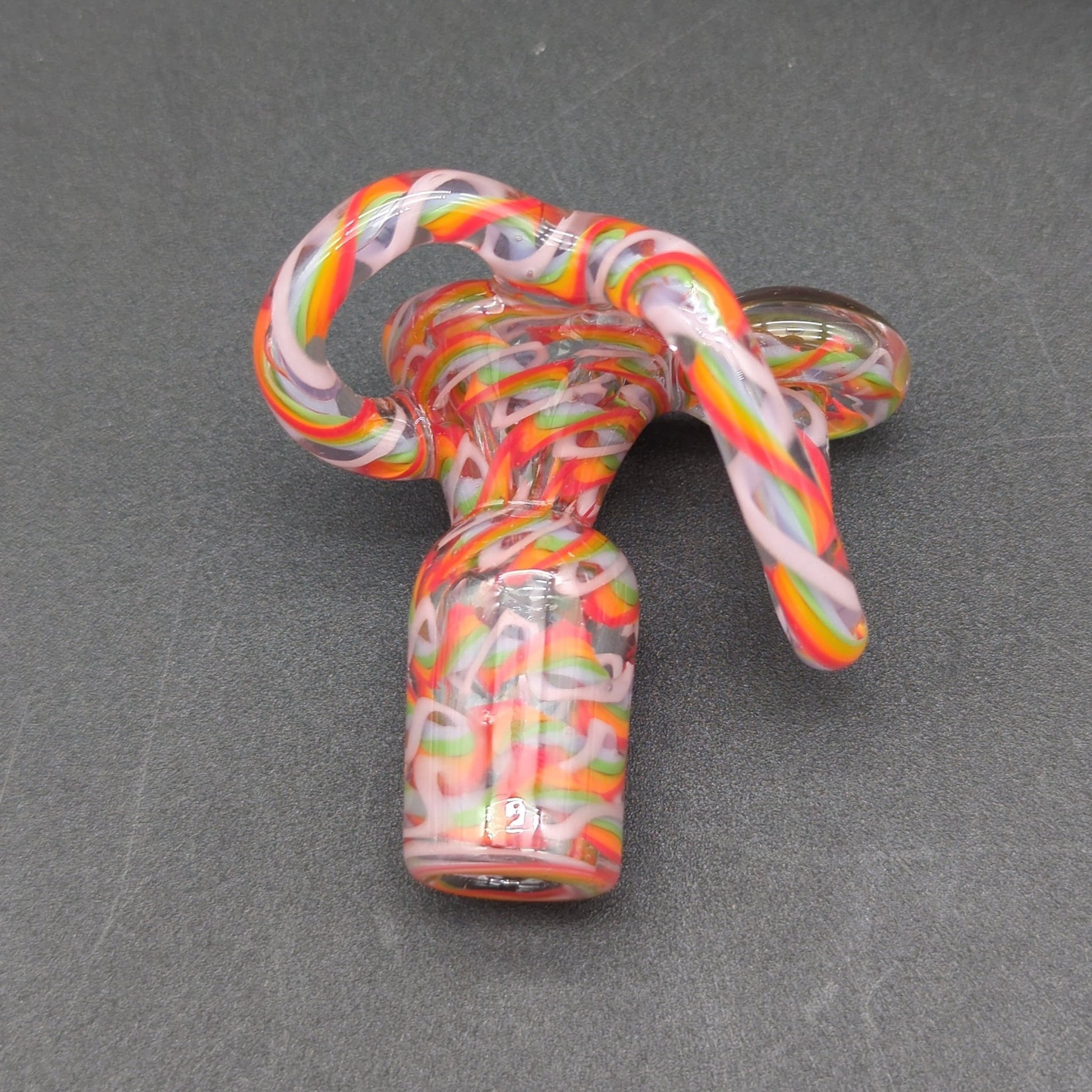 18mm Fully Worked Twisted Cane Slides - LLG - Meech Madness Smoke Shop