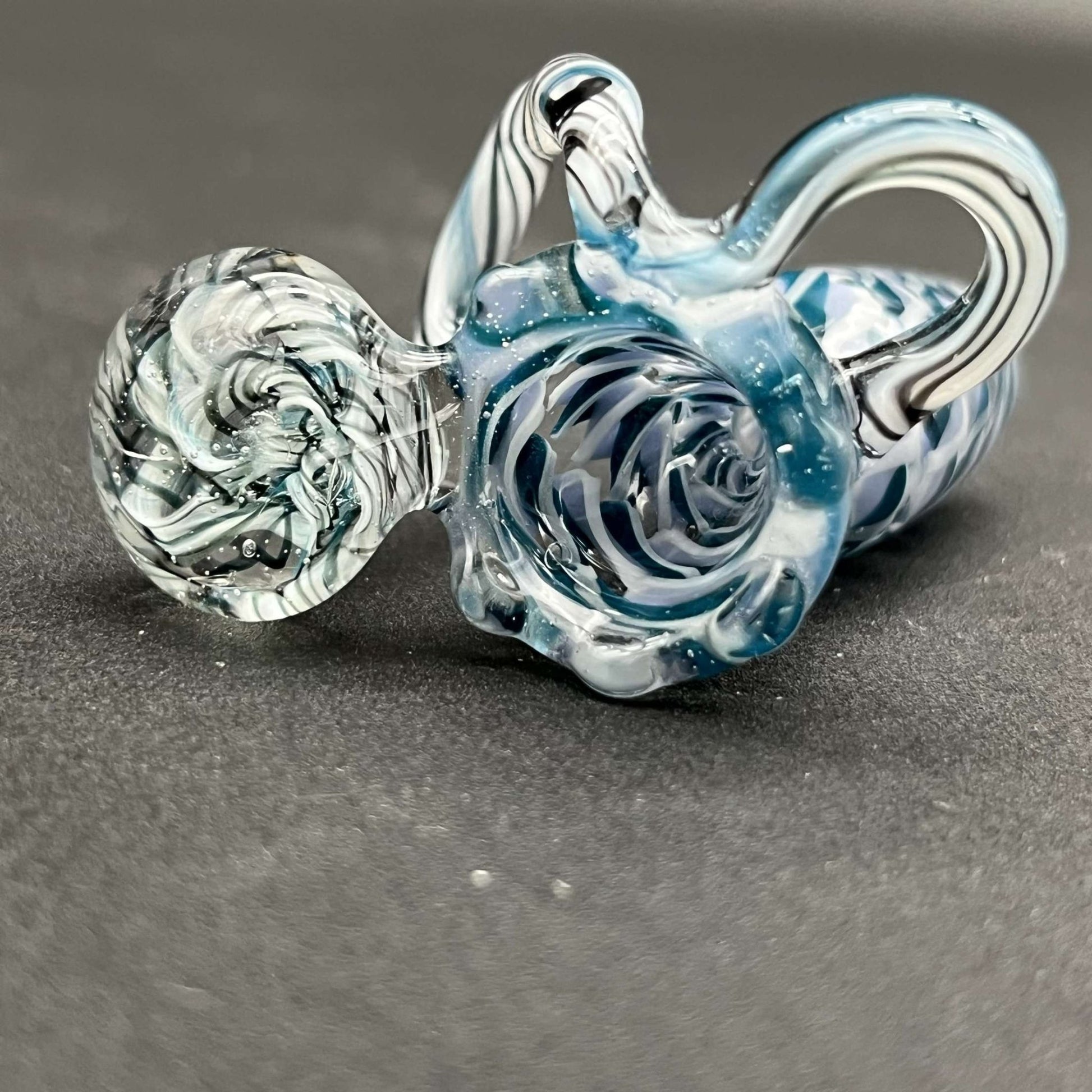 18mm Fully Worked Twisted Cane Slides - LLG - Meech Madness Smoke Shop