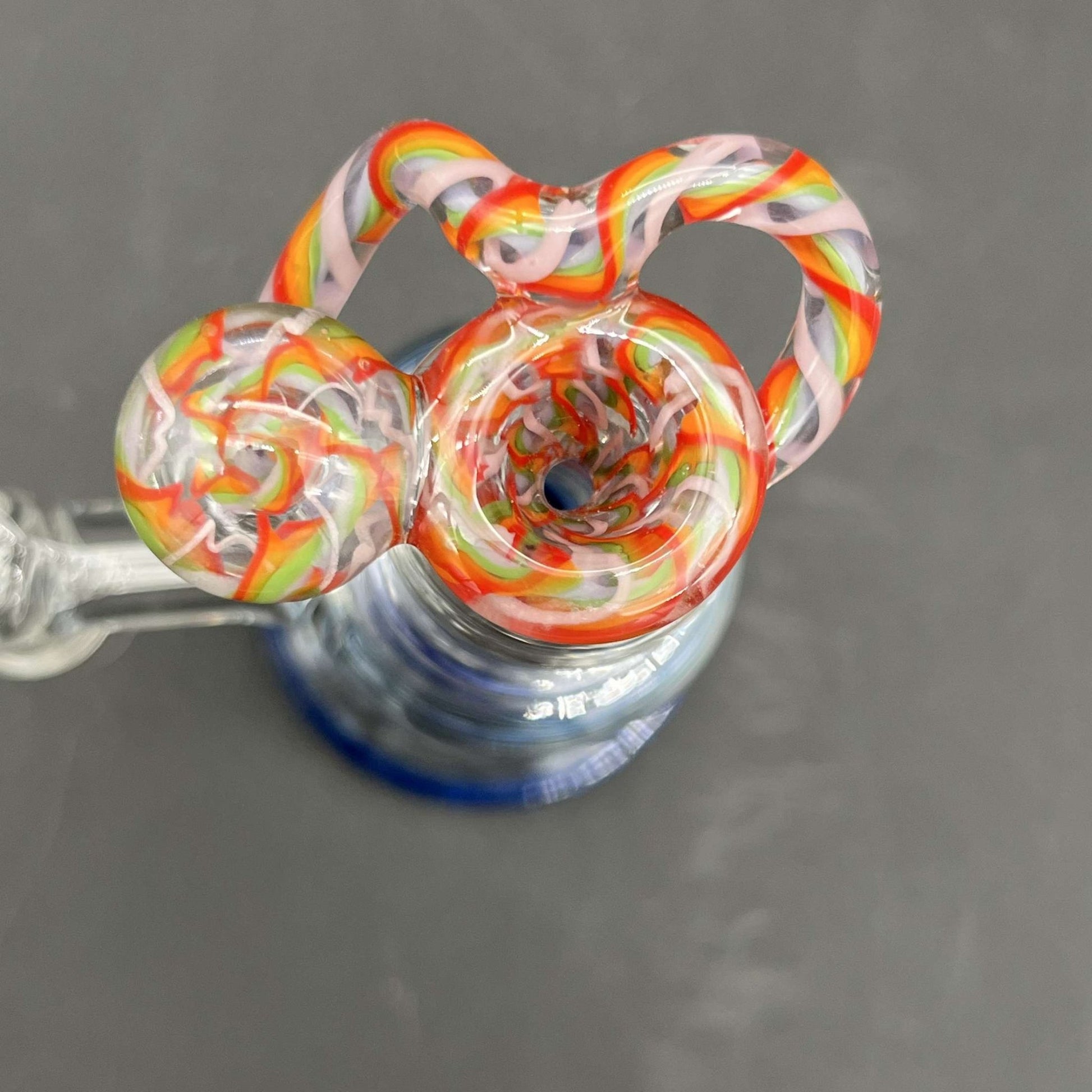 18mm Fully Worked Twisted Cane Slides - LLG - Meech Madness Smoke Shop