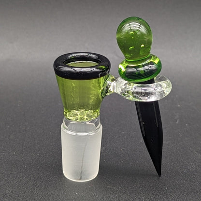 18mm Screened Bowl Slide w/ Poker - Meech Madness Smoke Shop
