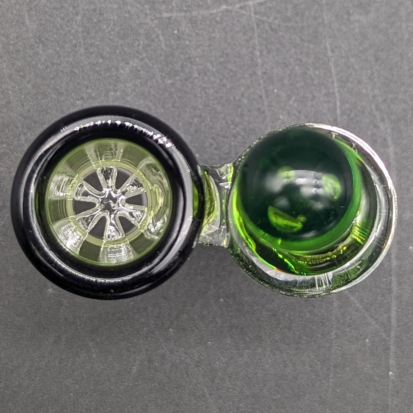 18mm Screened Bowl Slide w/ Poker - Meech Madness Smoke Shop