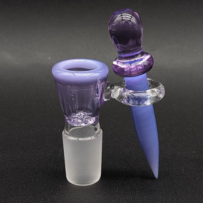 18mm Screened Bowl Slide w/ Poker - Meech Madness Smoke Shop