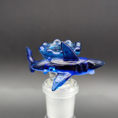 18mm UV Shark Bowl Slide - LLG-Avernic Smoke Shop