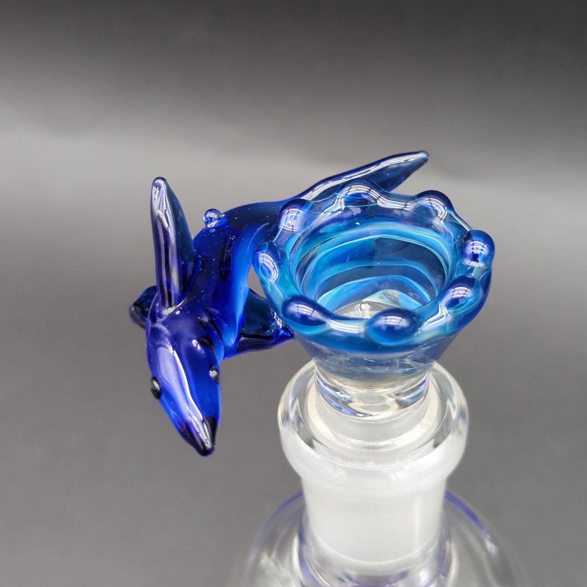 18mm UV Shark Bowl Slide - LLG-Avernic Smoke Shop