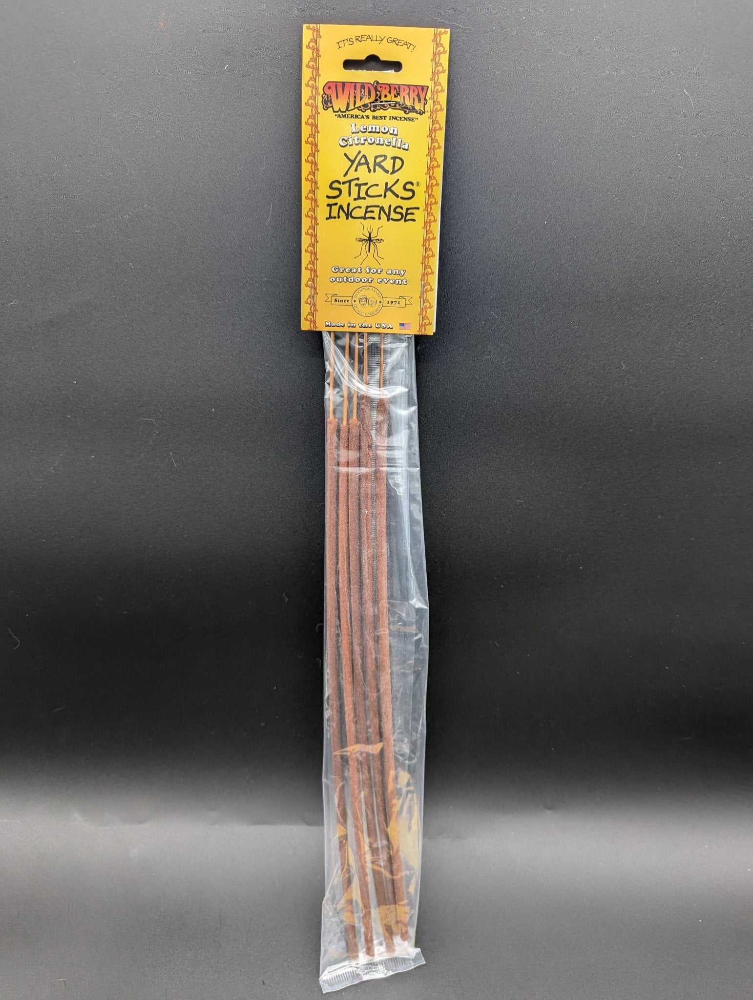 19" Wild Berry Citronella Yard Stick Incense | 5 pk - Meech Madness Smoke Shop