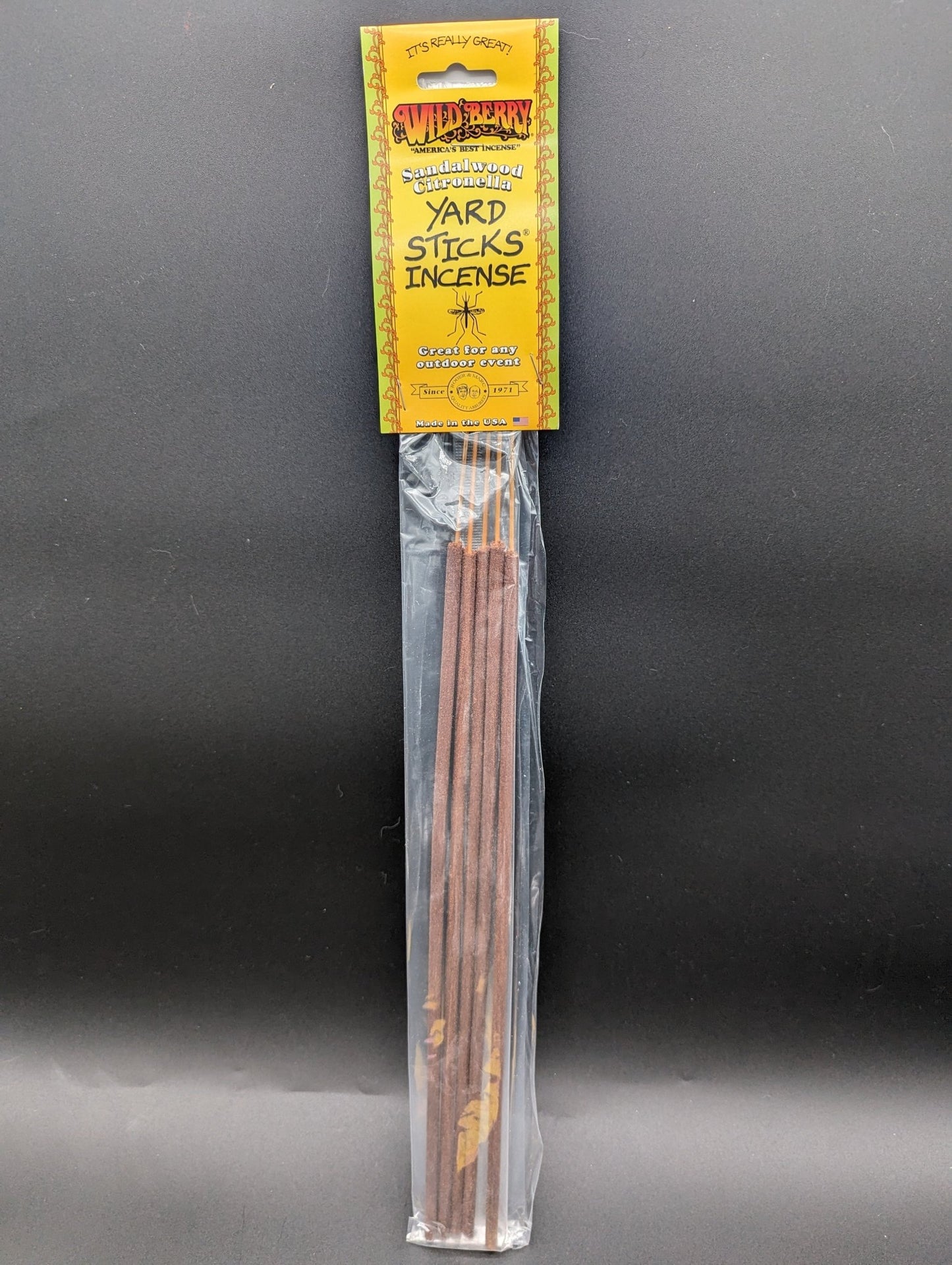 19" Wild Berry Citronella Yard Stick Incense | 5 pk - Meech Madness Smoke Shop