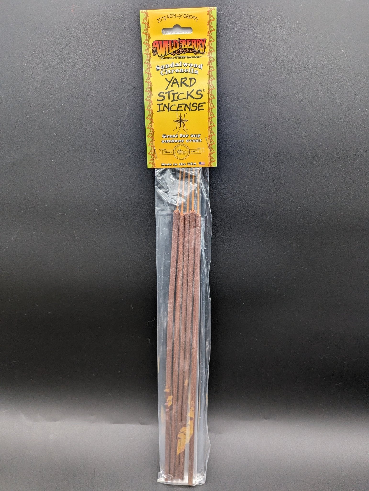 19" Wild Berry Citronella Yard Stick Incense | 5 pk - Meech Madness Smoke Shop