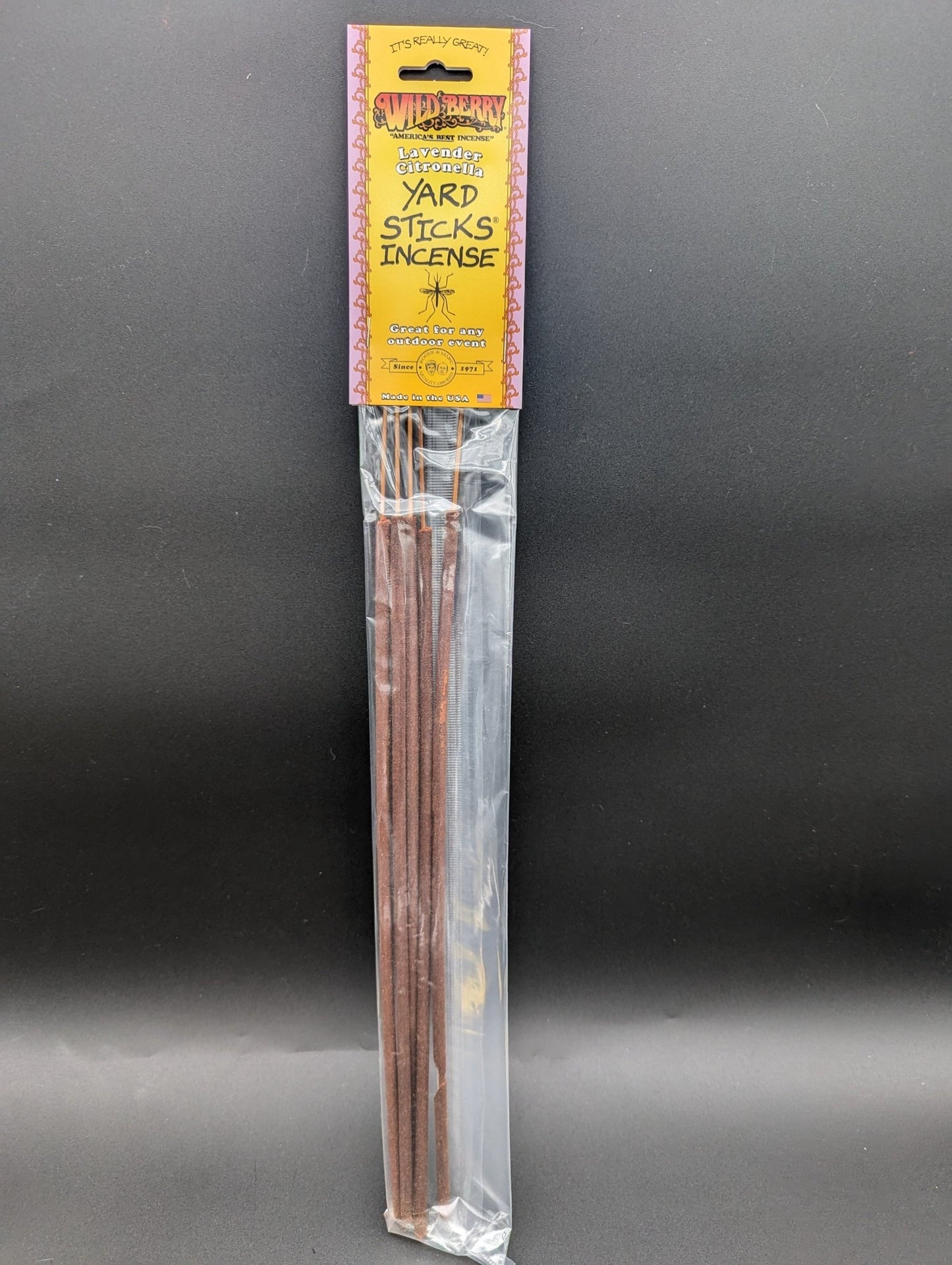 19" Wild Berry Citronella Yard Stick Incense | 5 pk - Meech Madness Smoke Shop